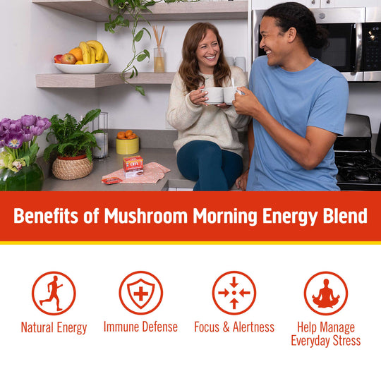Om Mushroom Superfood - Mushroom Morning Energy Blend - 240g - 30 Servings image 4