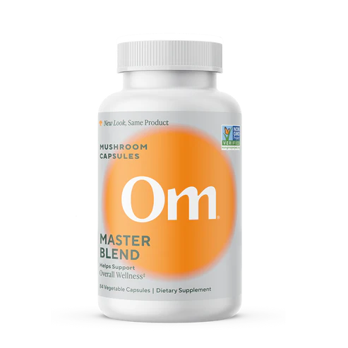 Om Mushroom Superfood - Master Blend Mushroom Capsules - 168ct - 56 Servings image 0
