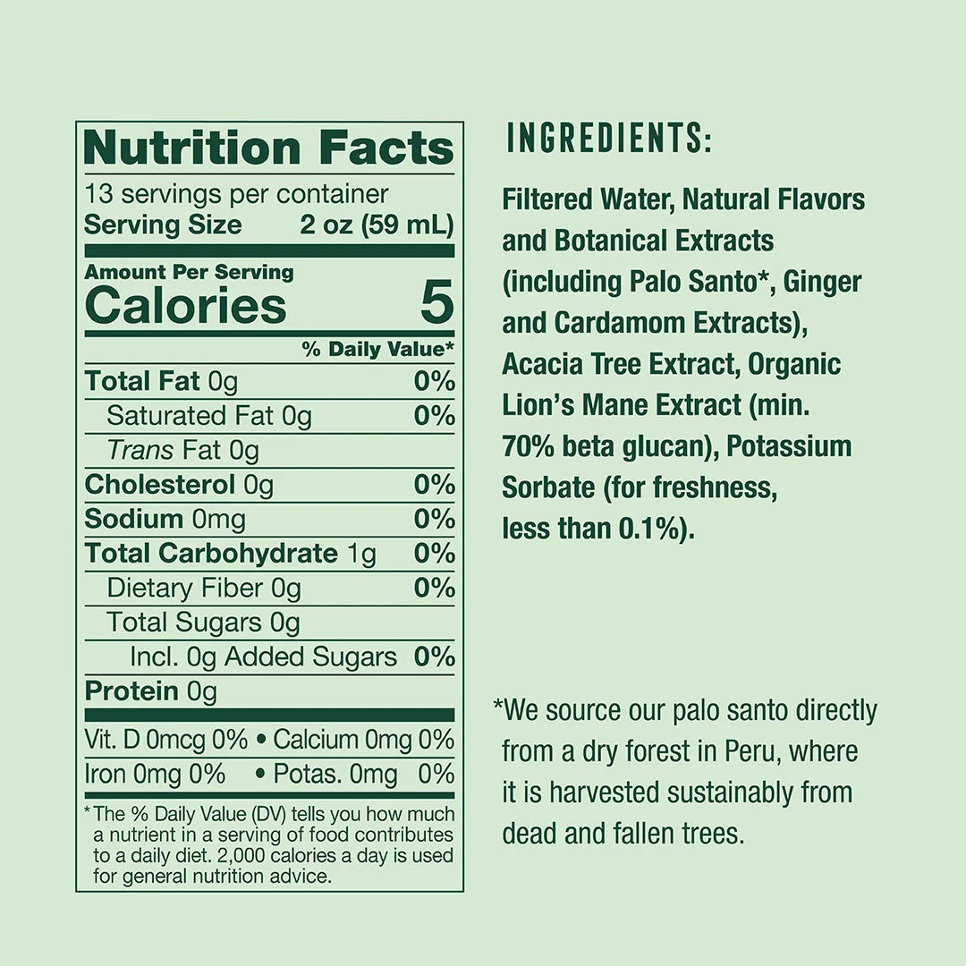 Little Saints - St. Ember Non-Alcoholic Spirit - Lion's Mane - 750mL - 100mg per serving - 13 Servings