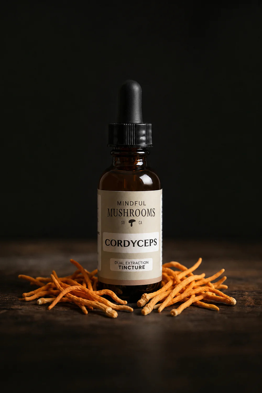 Mindful Mushrooms - Cordyceps Mushroom Tincture - 30mL - 30 Servings
