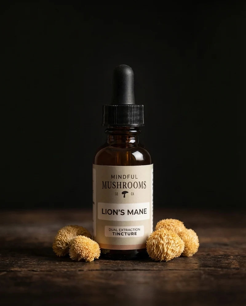 Mindful Mushrooms - Lion's Mane Mushroom Tincture - 30mL - 30 Servings