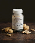 Mindful Mushrooms - Pure Ground Lion's Mane Capsules - 500mg - 60ct - 30 Servings