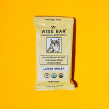 Wise Bar - Functional Superfood Bar - Lemon Ginger - 12ct - 12 servings