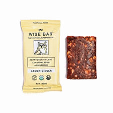 Wise Bar - Functional Superfood Bar - Lemon Ginger - 12ct - 12 servings