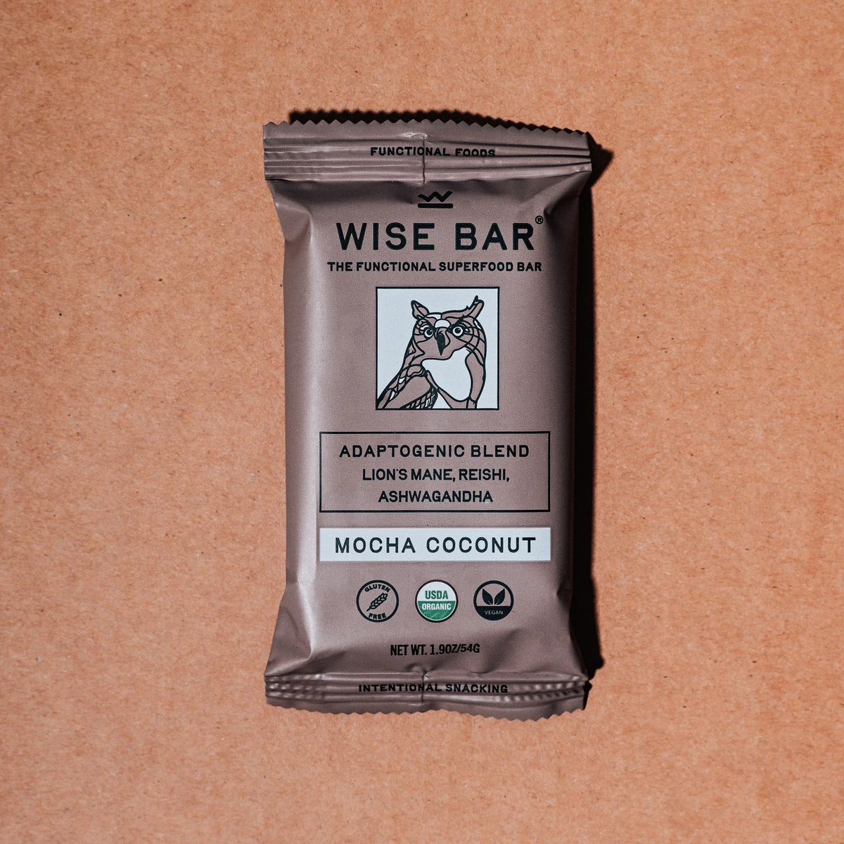 Wise Bar - Functional Superfood Bar - Mocha Coconut - 12ct - 12 servings