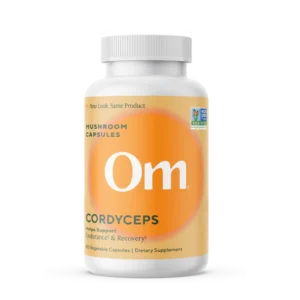 Om Mushroom Superfood - Cordyceps Mushroom Capsules - 90ct - 30 Servings