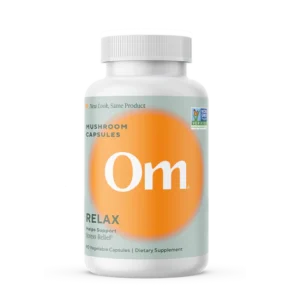 Om Mushroom Superfood - Relax Mushroom Capsules - 90ct - 30 Servings