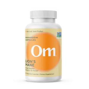Om Mushroom Superfood - Lion’s Mane Mushroom Capsules - 180ct - 60 Servings
