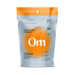 Om Mushroom Superfood - Chaga Organic Mushroom Powder - 60g - 30 Servings