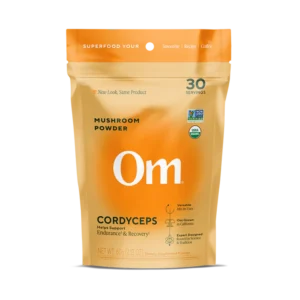 Om Mushroom Superfood - Cordyceps Organic Mushroom Powder - 60g - 30 Servings