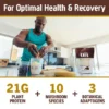 Om Mushroom Superfood - Master Blend Plant‑Based Protein - Creamy Chocolate - 518g - 14 Servings - Image 11
