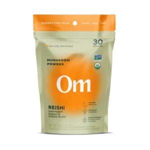 Om Mushroom Superfood - Reishi Organic Mushroom Powder - 60g - 30 Servings