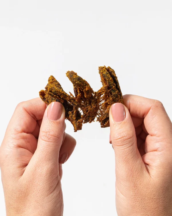 Pan's Mushroom Jerky - Curry Mushroom Jerky - Shiitake - 62g - 2 Servings - Image 2