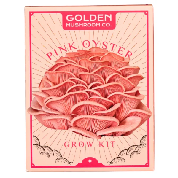 Golden Mushroom Co - Pink Oyster Mushroom Grow Kit