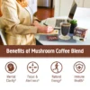Om Mushroom Superfood - Mushroom Coffee Blend - 58g - 10 Servings - Image 5