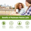 Om Mushroom Superfood - Mushroom Matcha Latte Blend - 80g - 10 Servings - Image 6