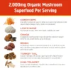 Om Mushroom Superfood - Mushroom Morning Blend - 80g - 10 Servings - Image 4