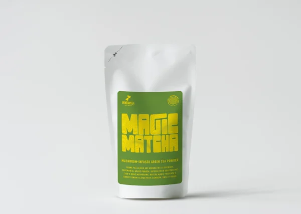 Windansea Coffee - Magic Matcha Mushroom Green Tea Powder - 50g - 400mg Lion's Mane per Serving - 20 Servings